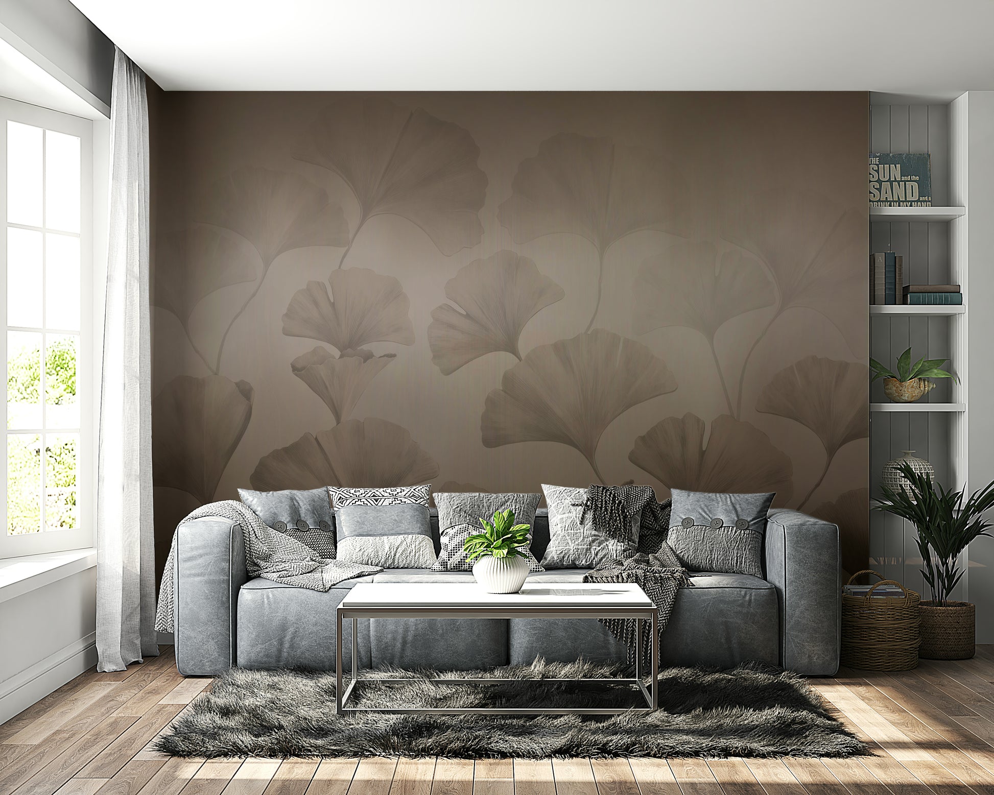 The colors are soft and soothing.

