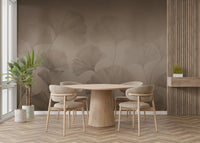 Soft, dark shadows of the leaves are visible behind them.

