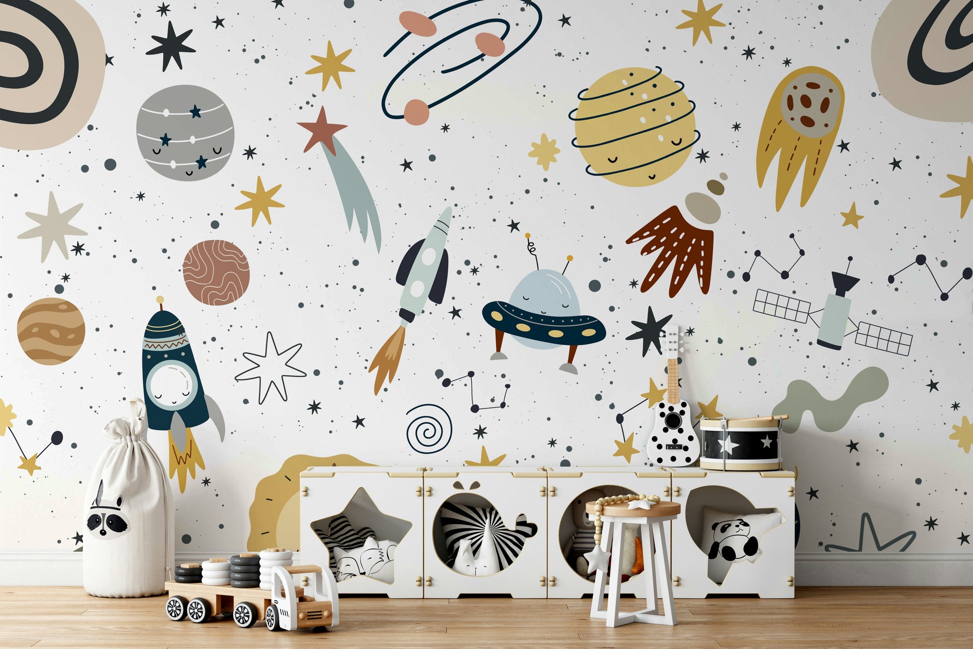 The overall mood is happy and playful.

