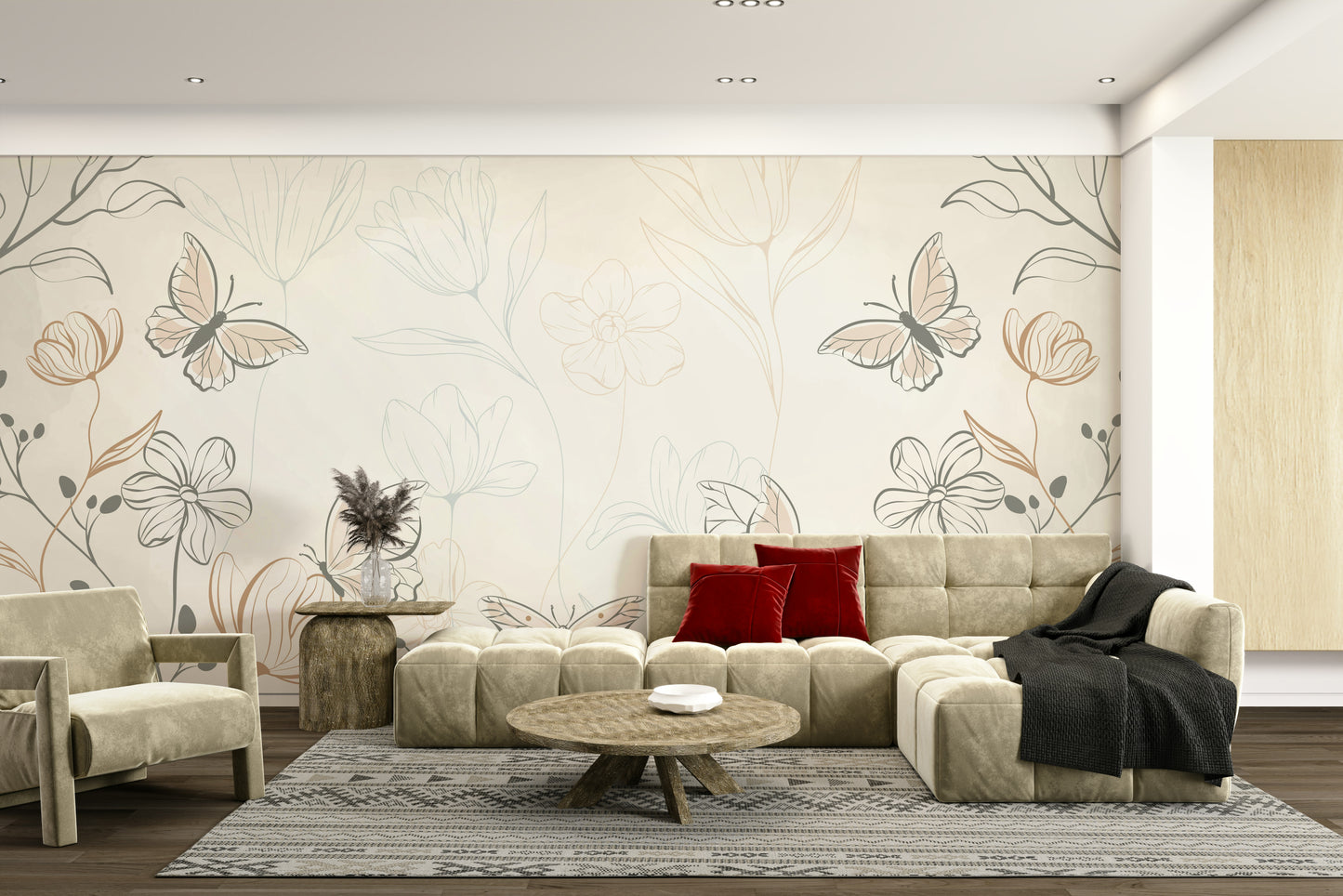 The birds are a dark color, creating a nice contrast with the sky.

