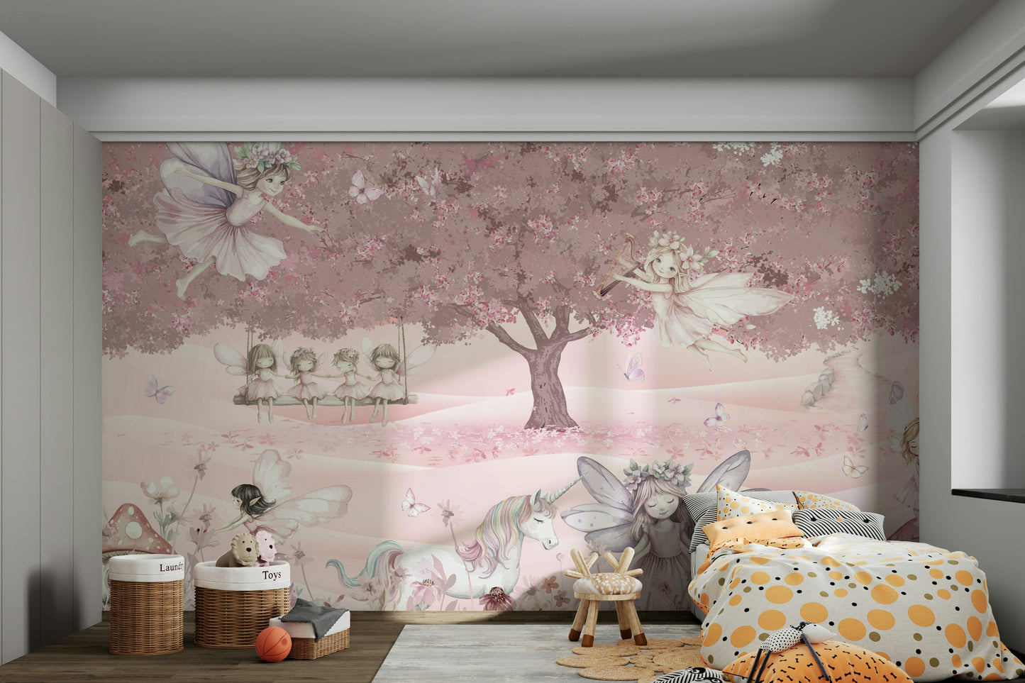 The design has a beautiful, artistic aesthetic.

