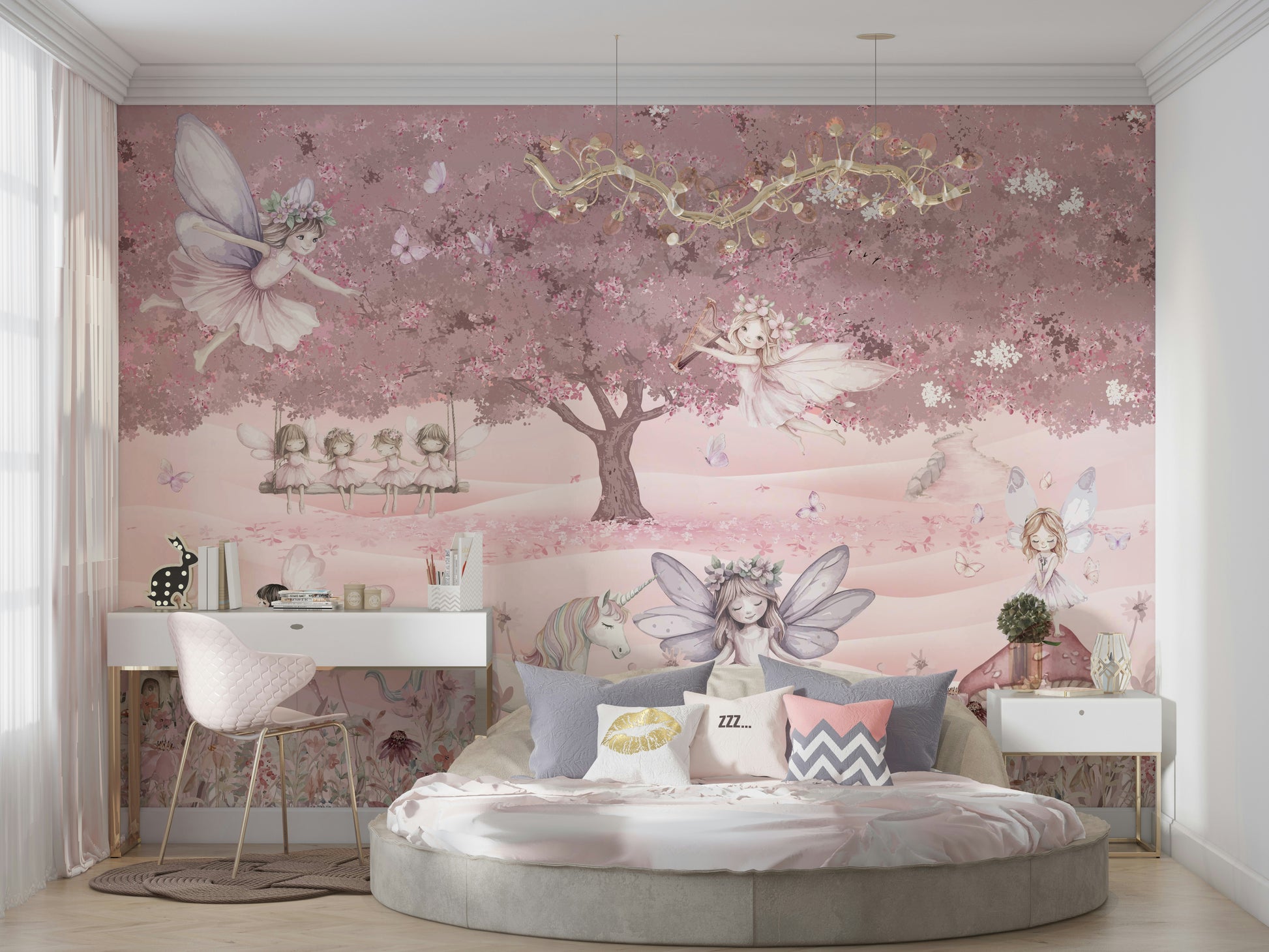 The design feels magical and peaceful.

