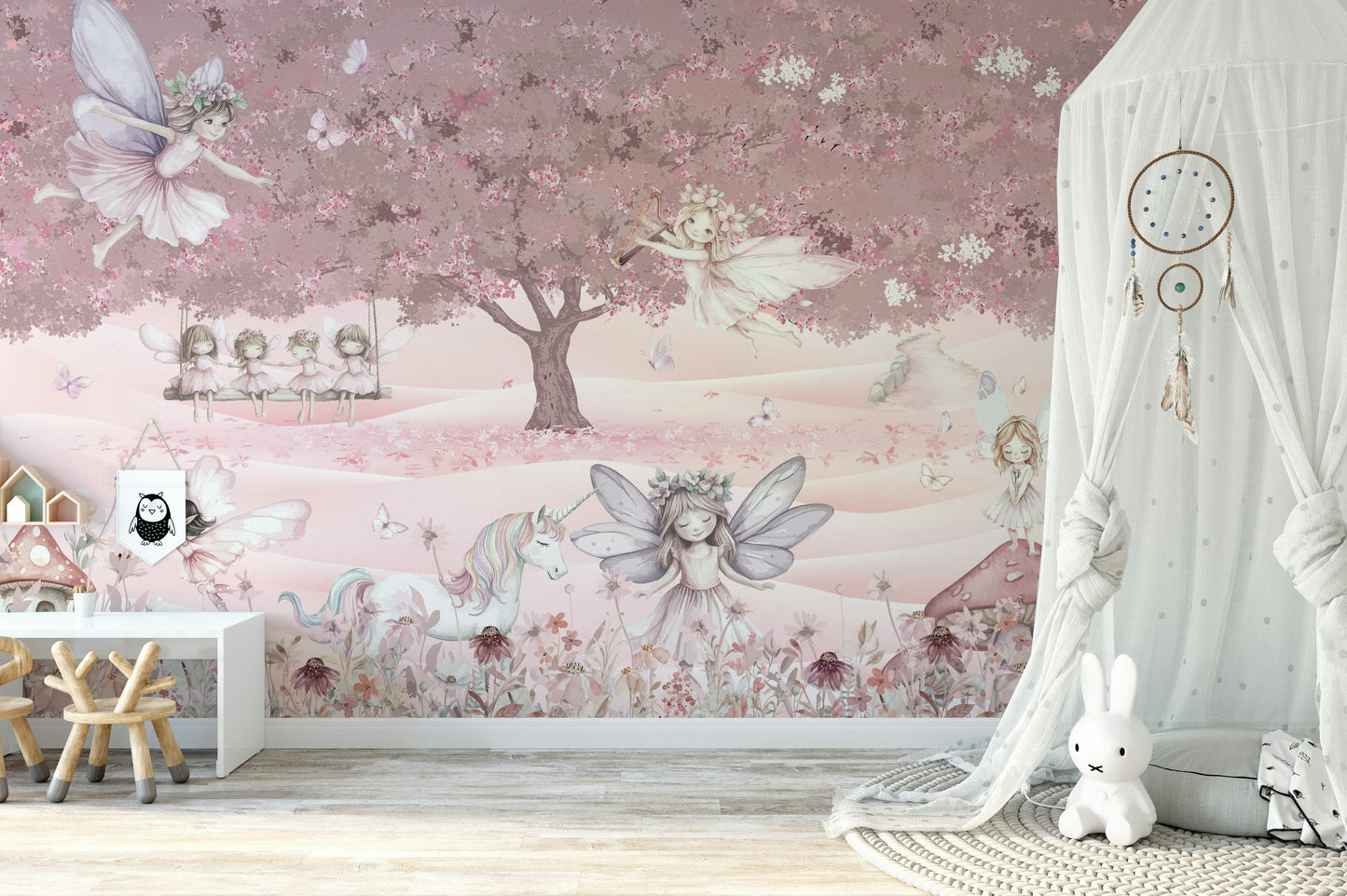 The image is suitable for a bedroom, a nursery, or a quiet space.

