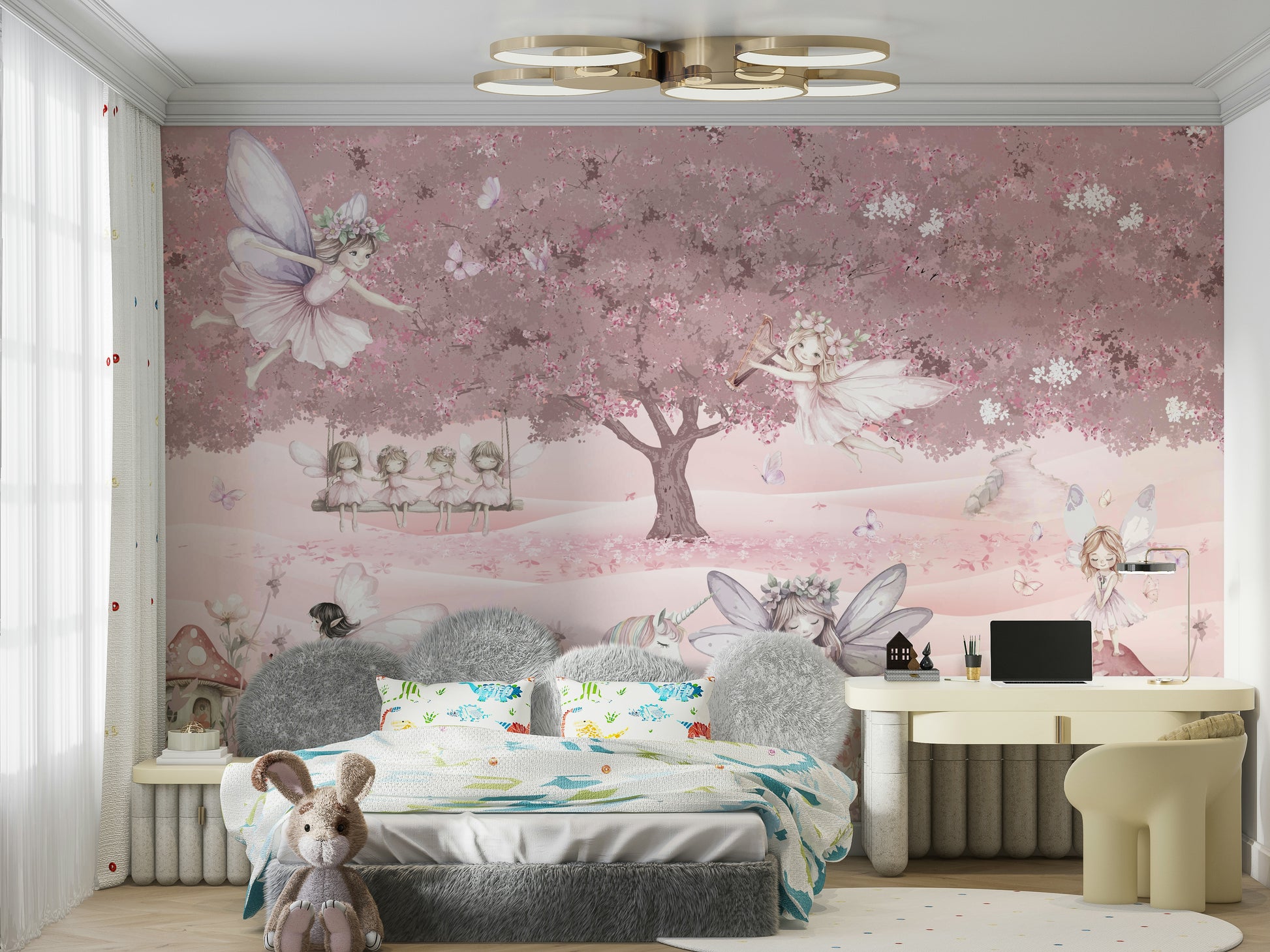 The image feels peaceful and restful.

