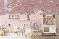 The colors are soft and gentle, with a muted, ethereal palette.

