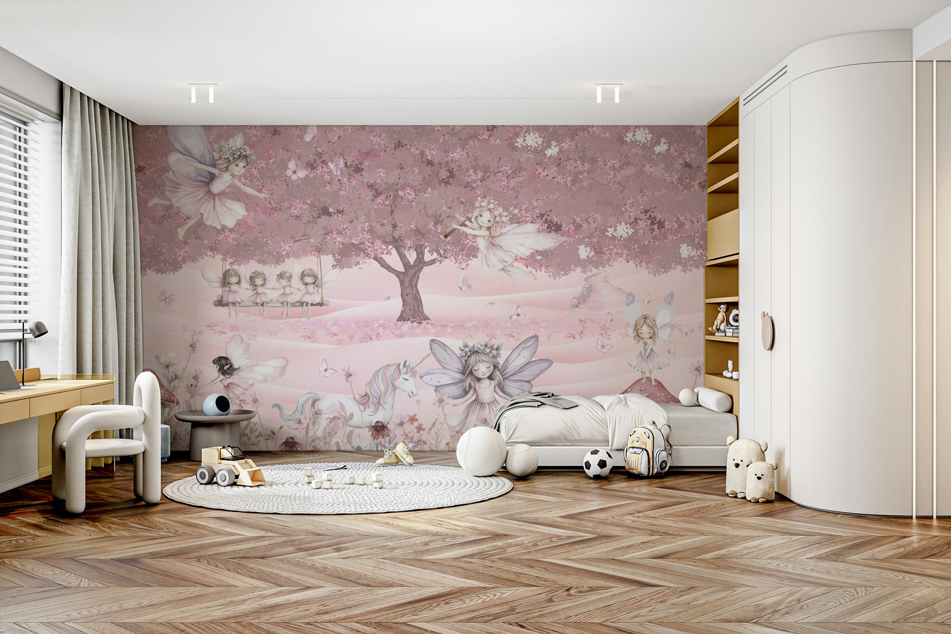 The composition is a soft, flowing pattern with an ethereal feel.

