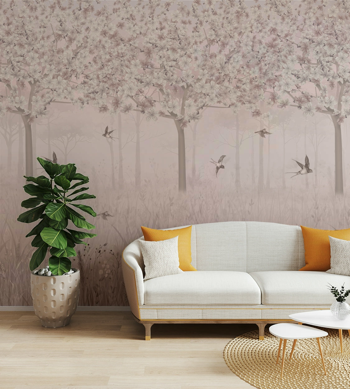 The design feels peaceful and magical.

