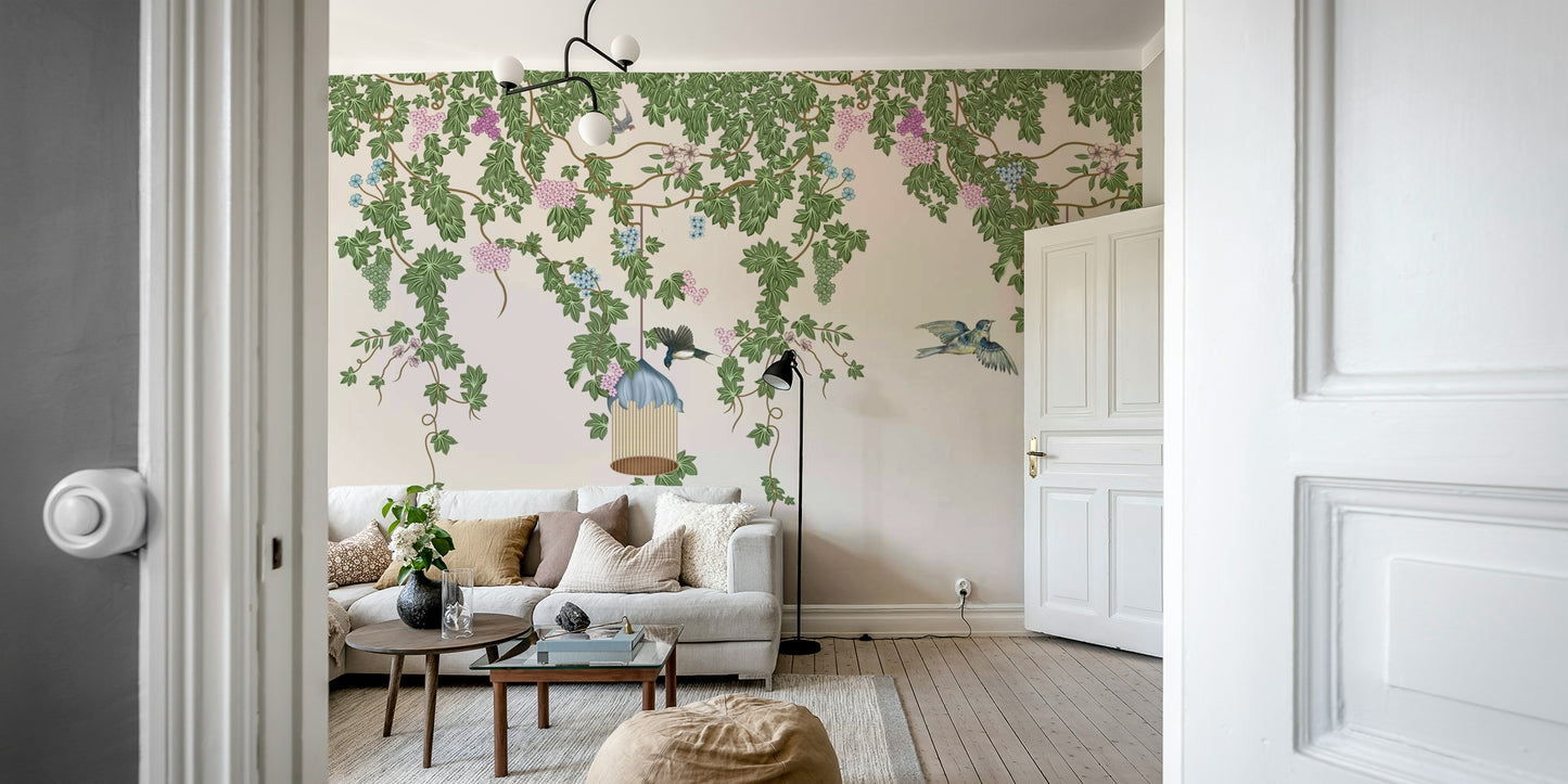 The design has a beautiful, artistic aesthetic.

