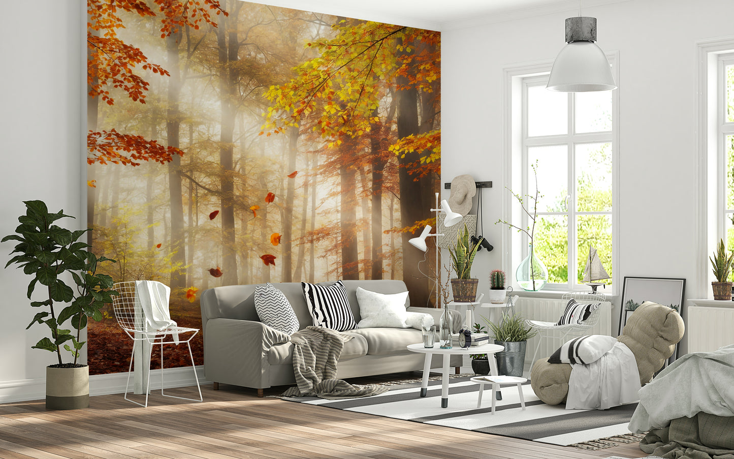 Autumn's Embrace Wall Mural