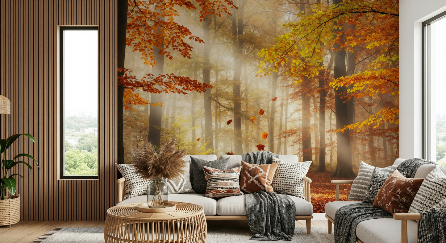 Autumn's Embrace Wall Mural