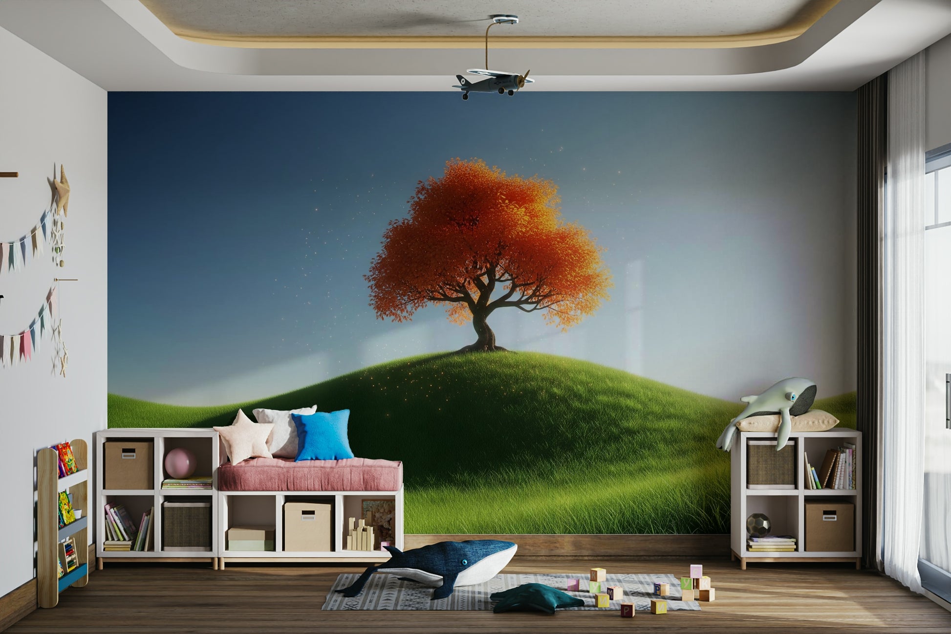 The image feels peaceful and restful.

