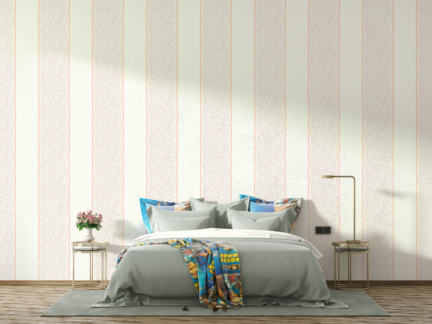 The composition is a harmonious, rhythmic pattern.

