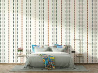 Retro stripe serenity, detailed view

