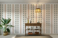 Wall mural showing a quiet abstract scene

