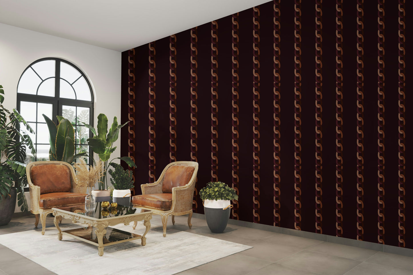 The composition is a harmonious, interlocking pattern.

