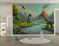 Mural wallpaper capturing a peaceful atmosphere

