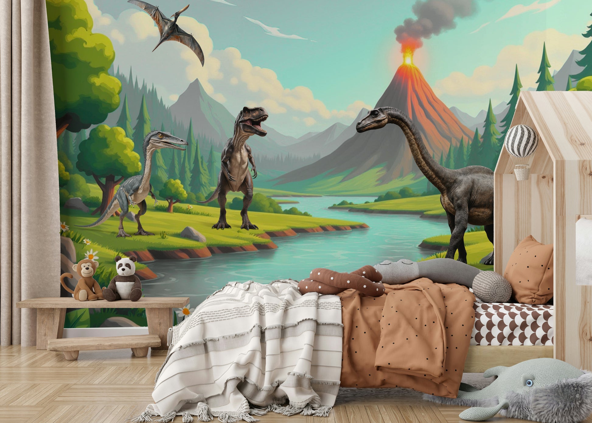 Dino valley view, detailed view

