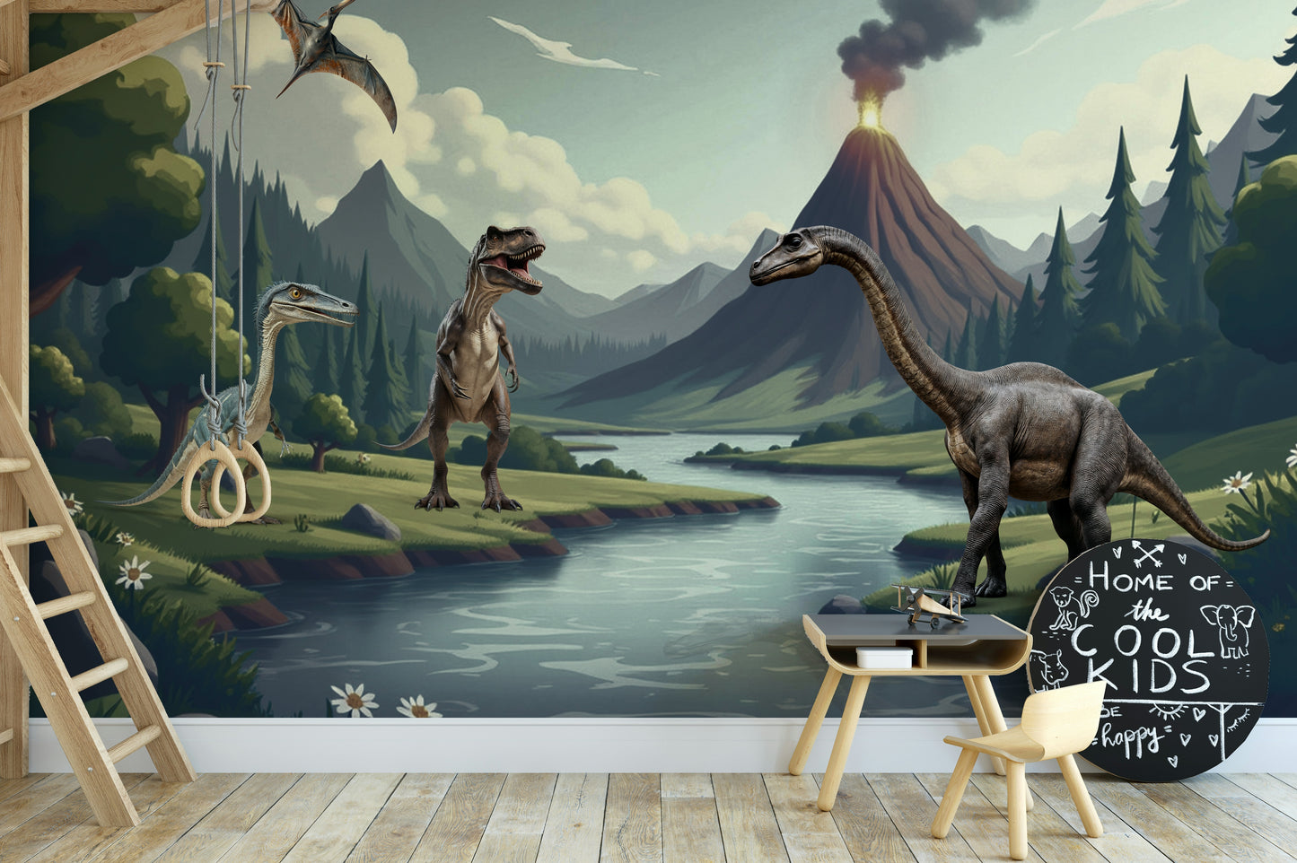 Dino river valley, detailed view

