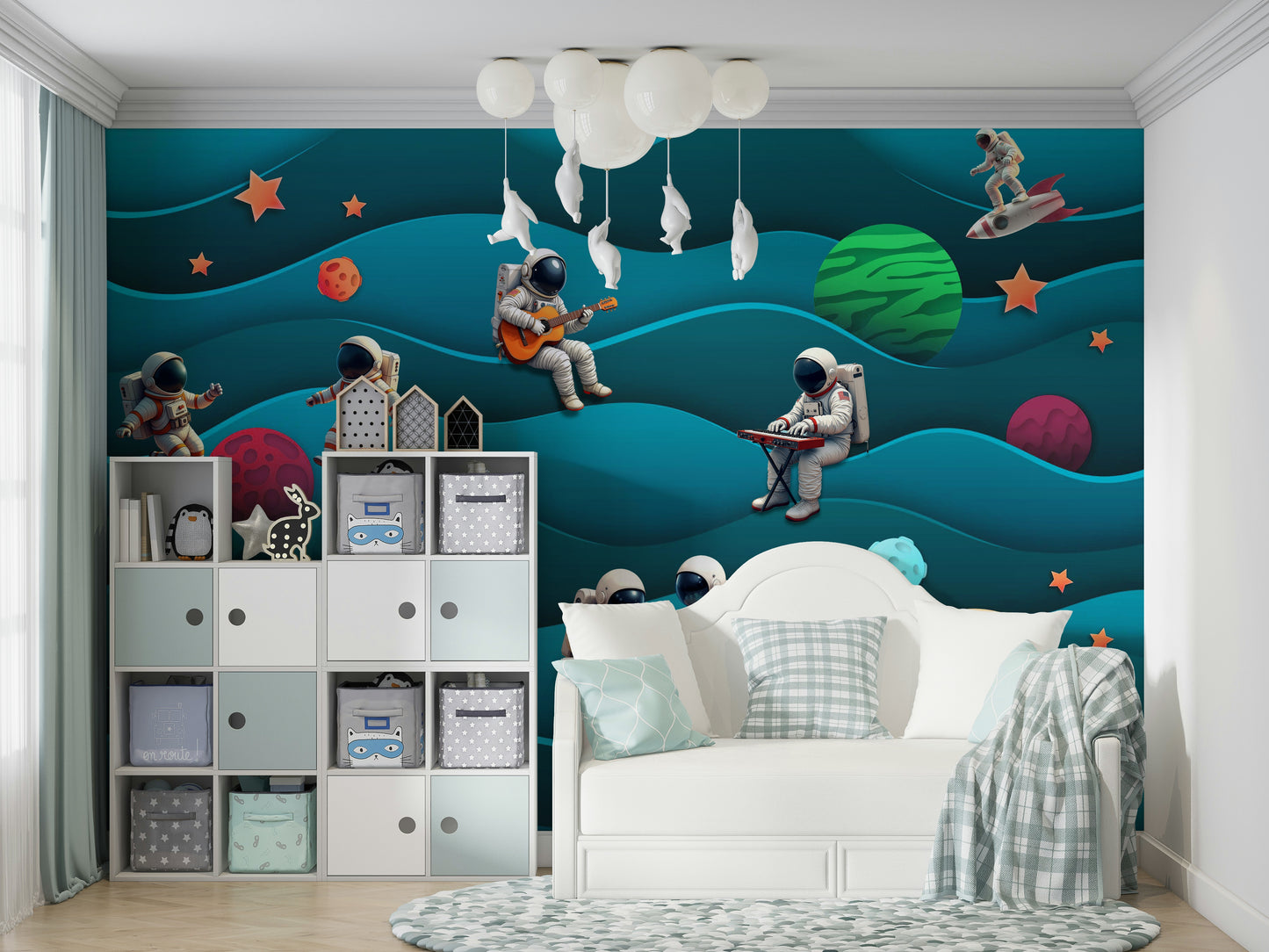 Wallpaper for walls with a fantastical landscape

