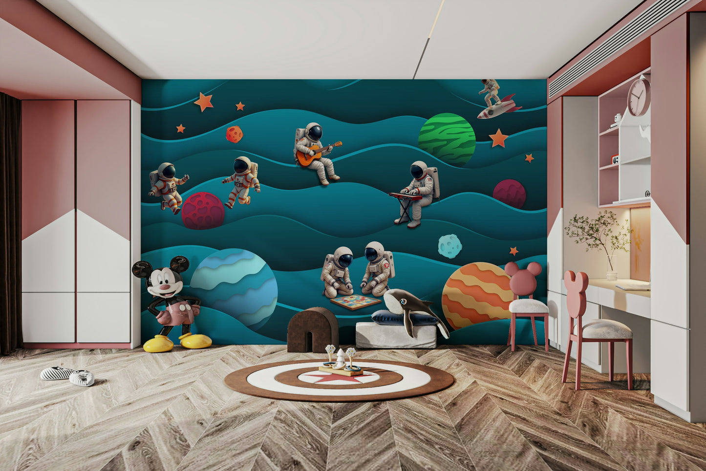 Mural wallpaper capturing a peaceful atmosphere

