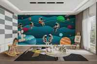 Wall mural showing a quiet space scene


