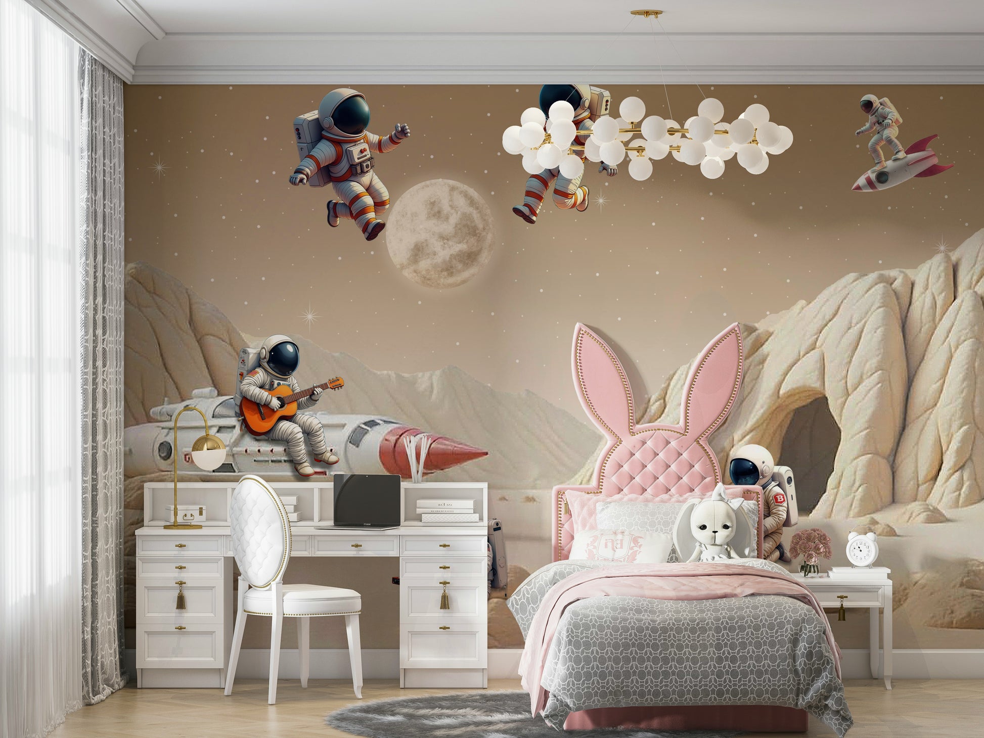 Moon Tunes cosmic crew, detailed view

