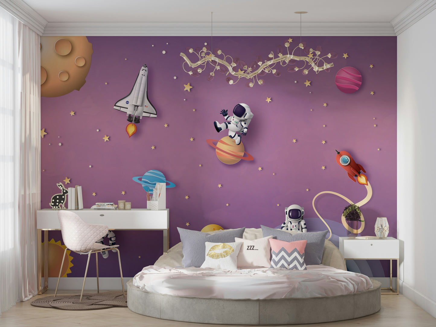 The image feels peaceful and restful.

