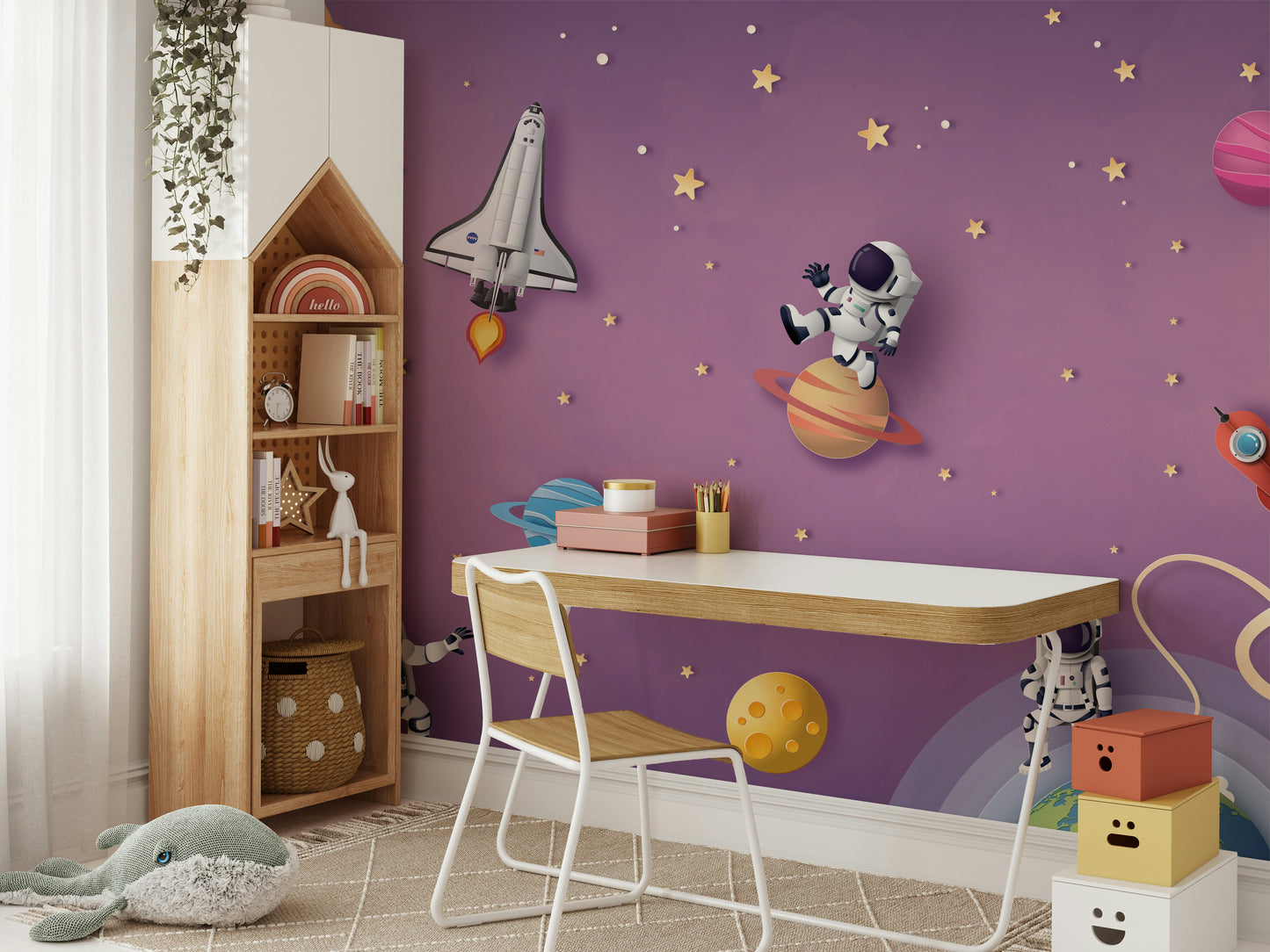 The design feels magical and peaceful.

