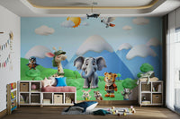 The image is suitable for a bedroom or a nursery.

