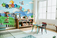 The composition is a soft, flowing scene.

