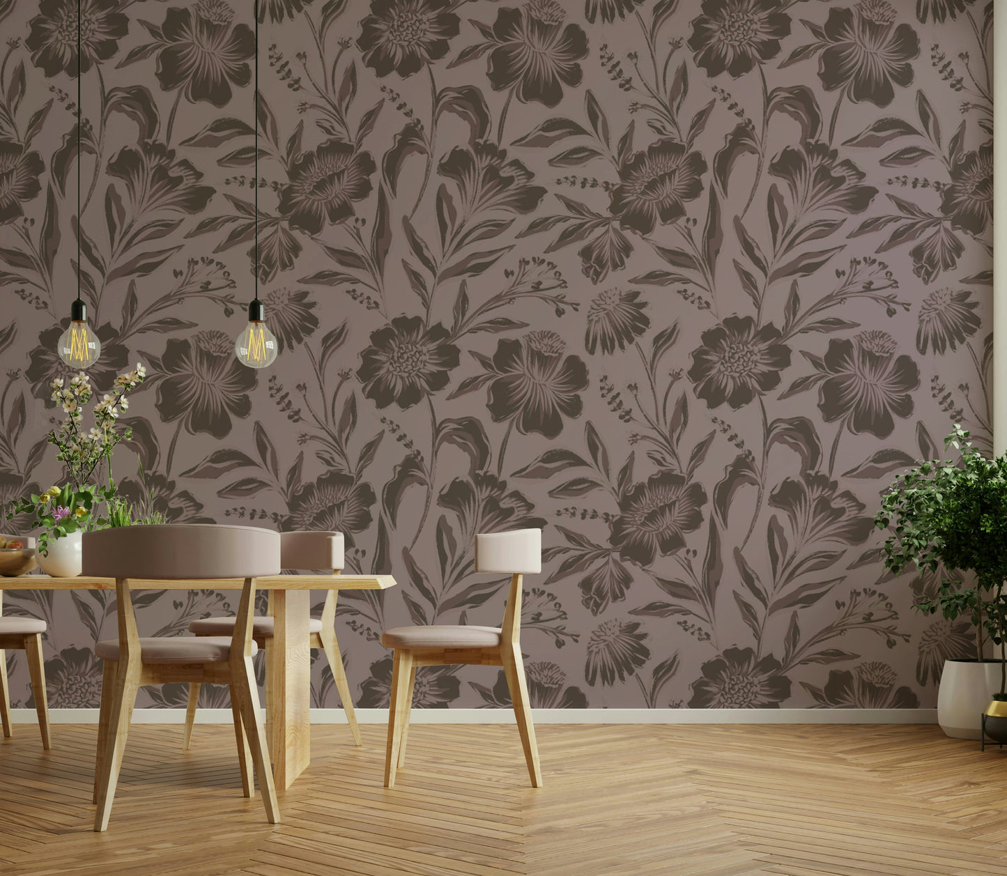 The color palette is warm and natural, with shades of beige, brown, and muted green.
