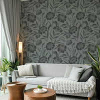 This wallpaper is suitable for a bedroom, living room, or study.

