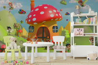 The image features several small, graceful fairies with wings.
