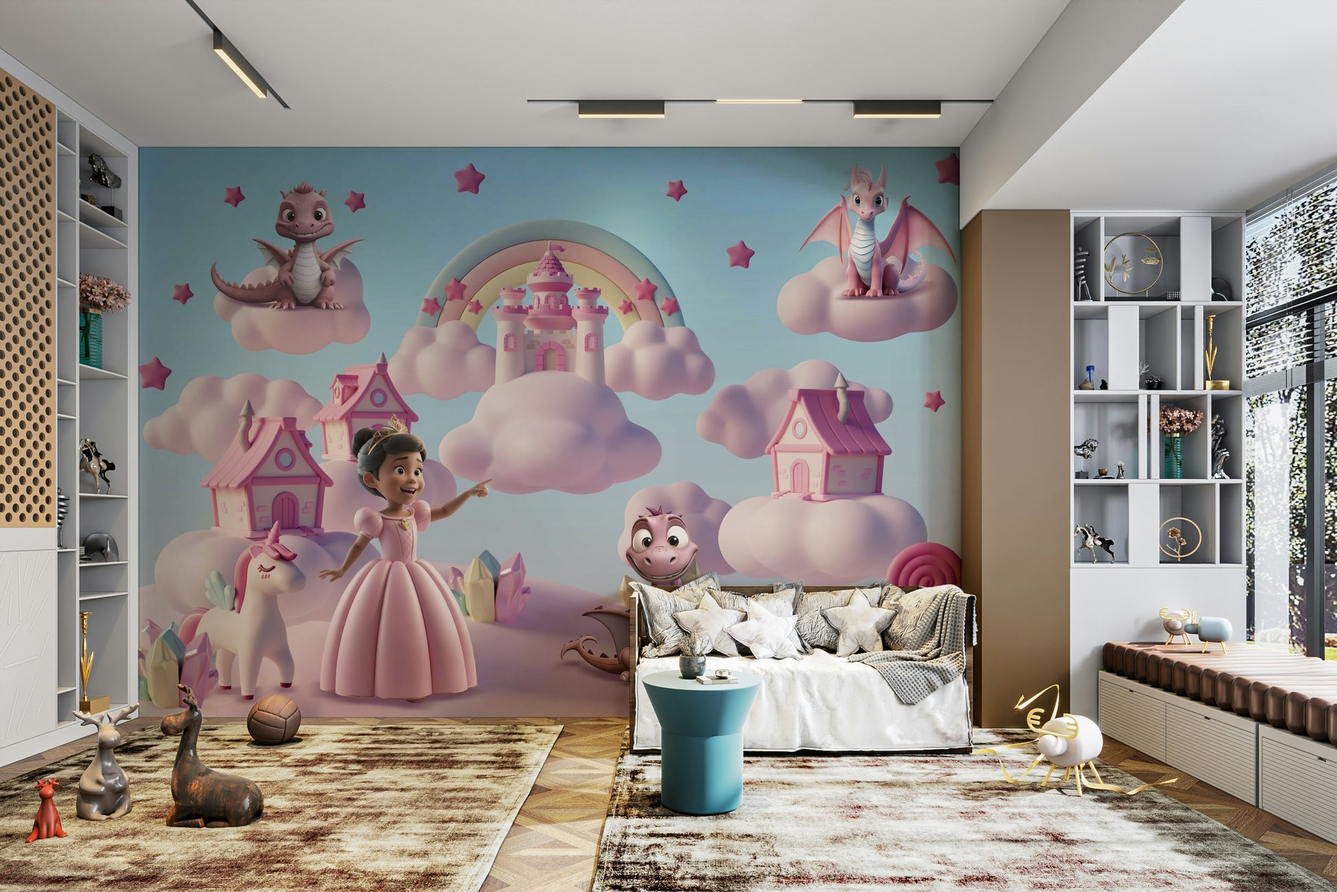 The overall mood is one of peace and wonder.
