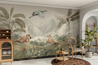 The overall mood is tranquil and elegant.
