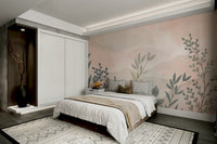 The color palette is light and airy, with shades of white, cream, and pale pink.
