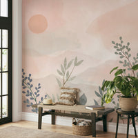 This wallpaper is perfect for a bedroom, nursery, or a quiet sitting area.







