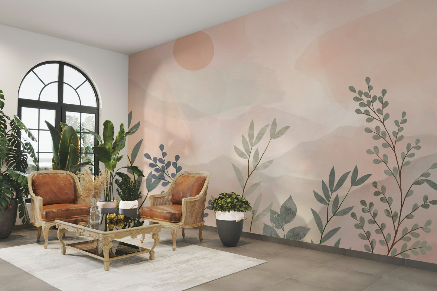 The style is artistic and non-photorealistic.
