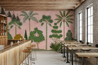 The leaves are large and softly outlined, giving a dreamy feel.
