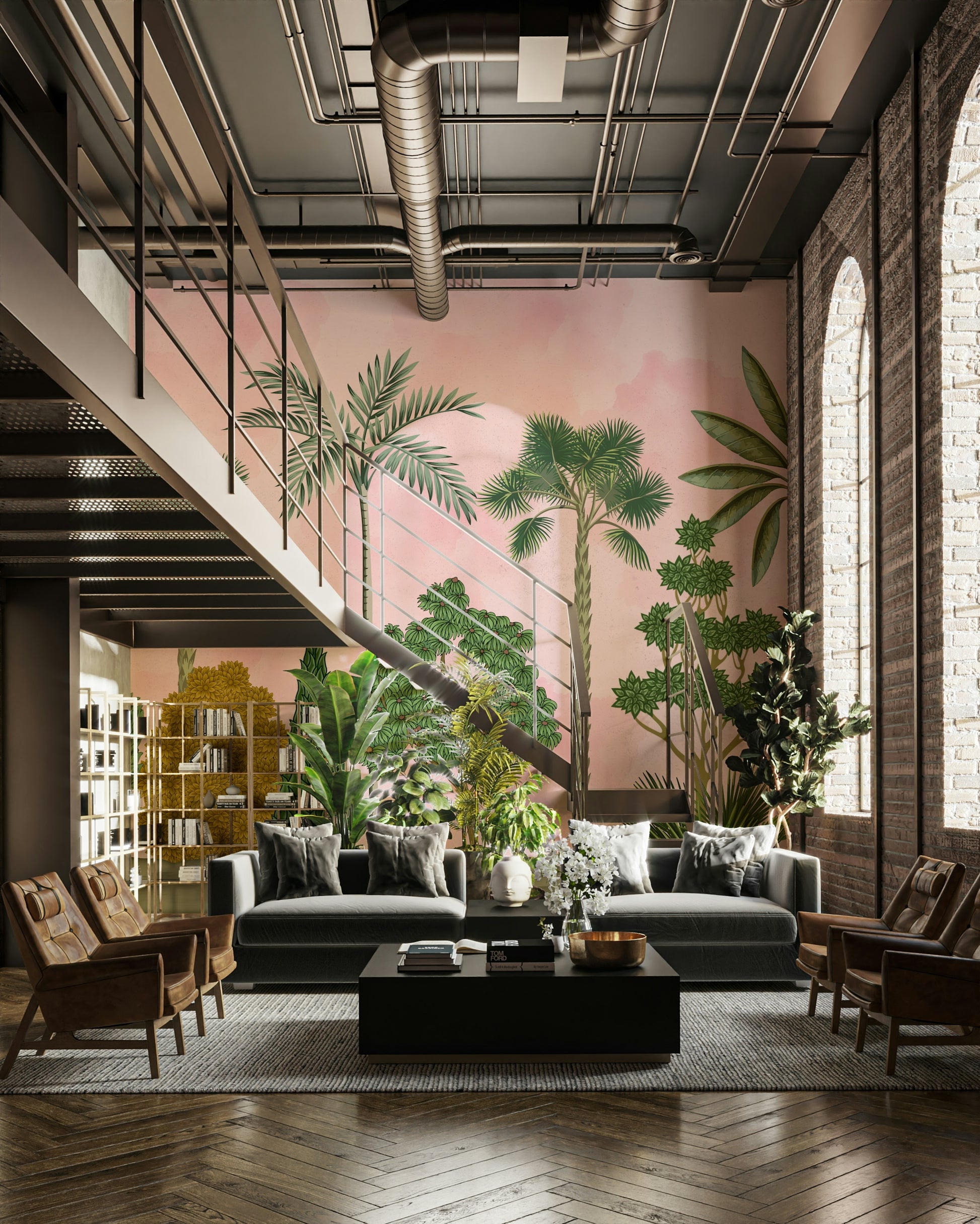 Some of the flowers are in full bloom, while others are budding.
