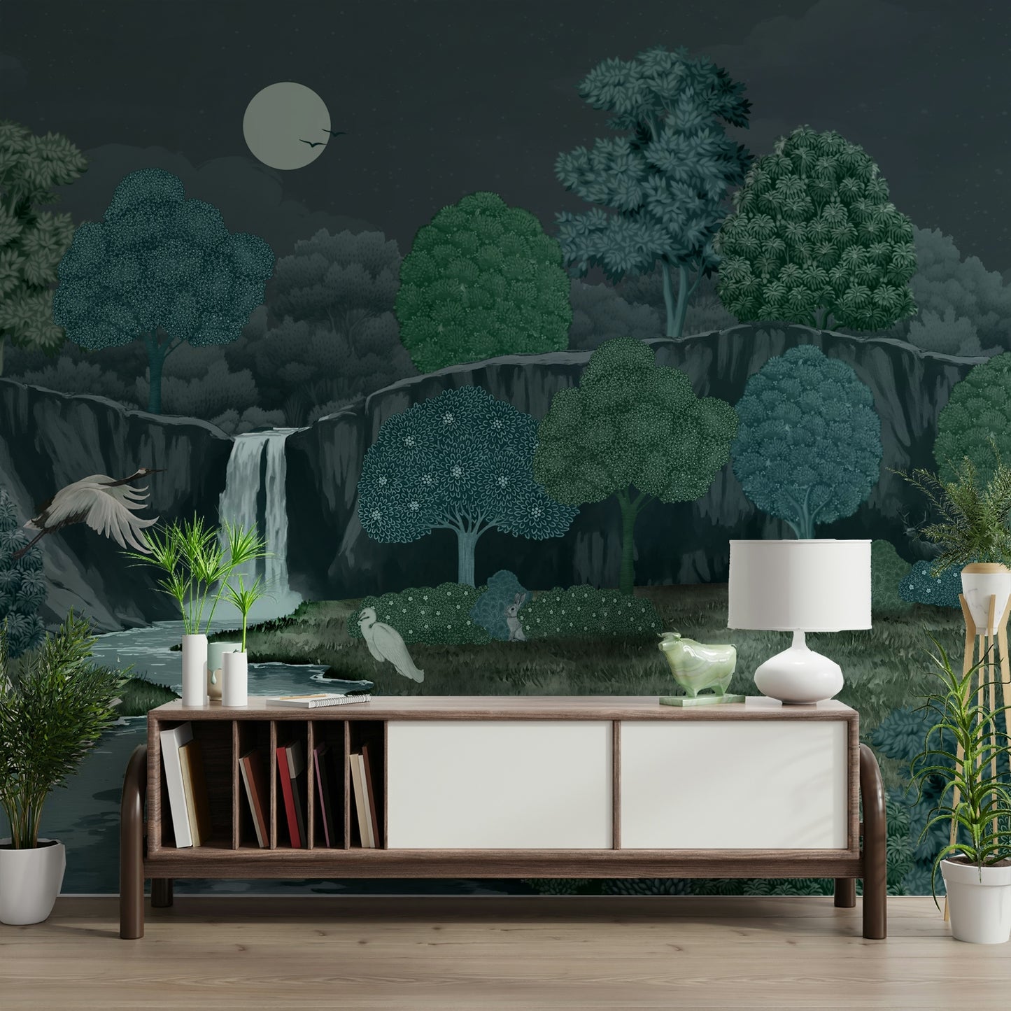 The image feels peaceful and restful.

