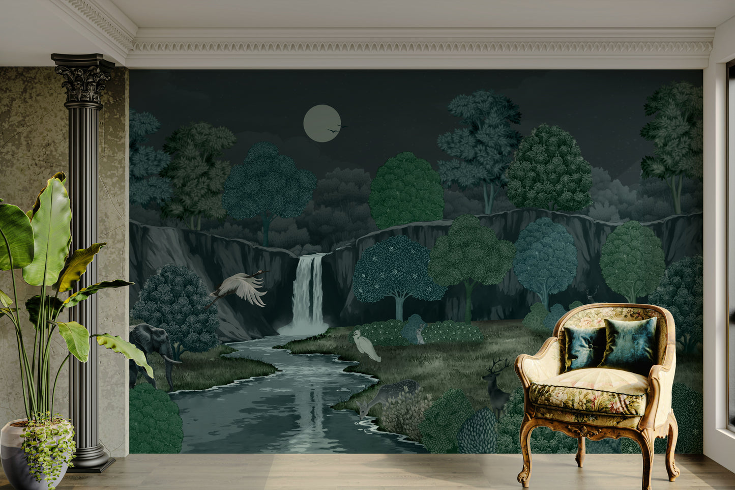 The overall feel is quiet and serene.

