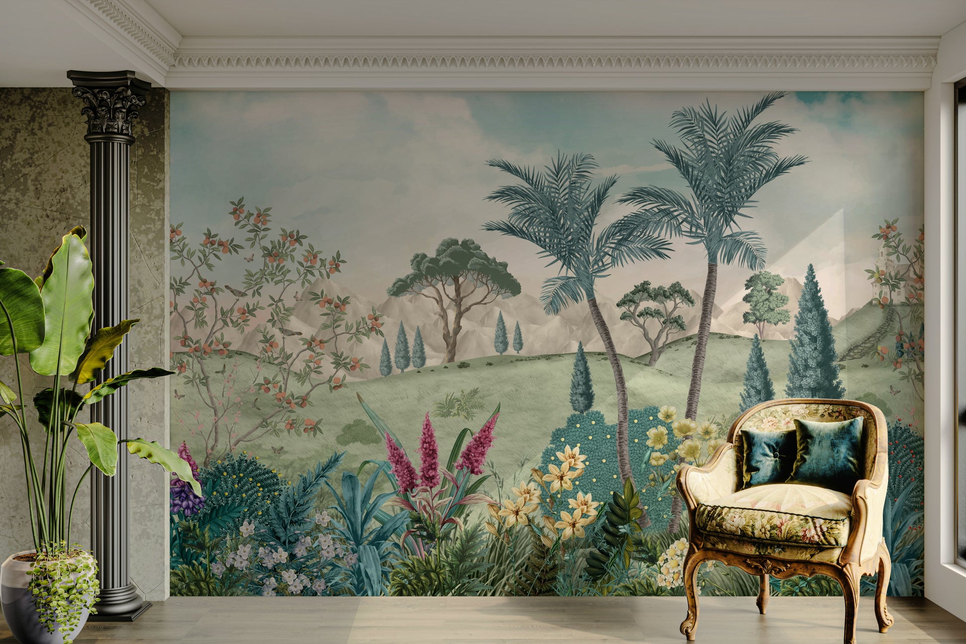 The image has a calm, tranquil mood.

