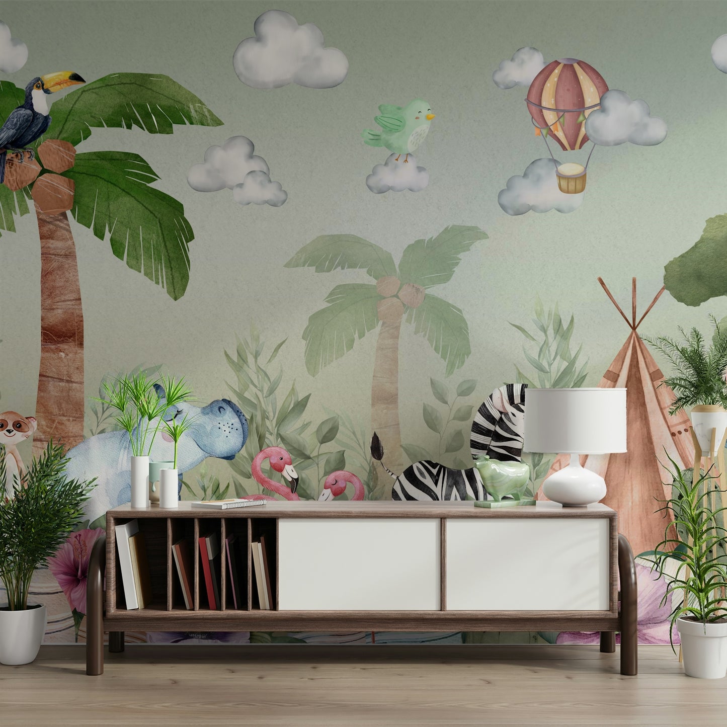 The image feels peaceful and restful.

