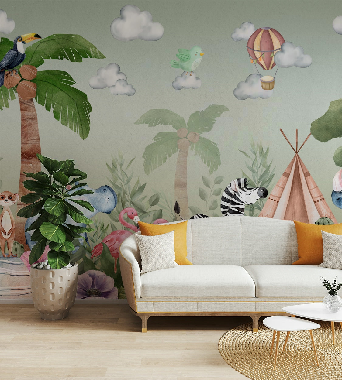 The design feels peaceful and artistic.

