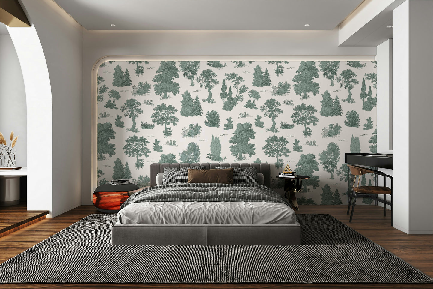 Mural wallpaper capturing a peaceful atmosphere

