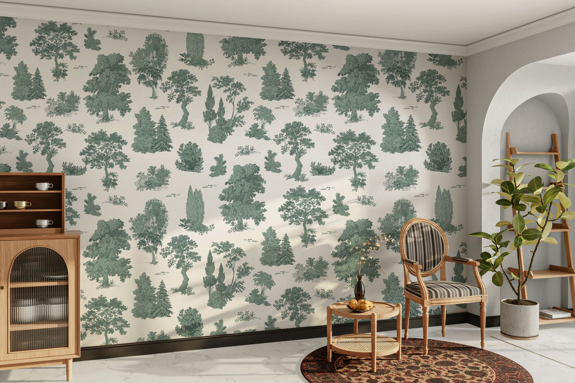 View of lush trees and foliage

