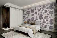 Mural wallpaper capturing a peaceful atmosphere

