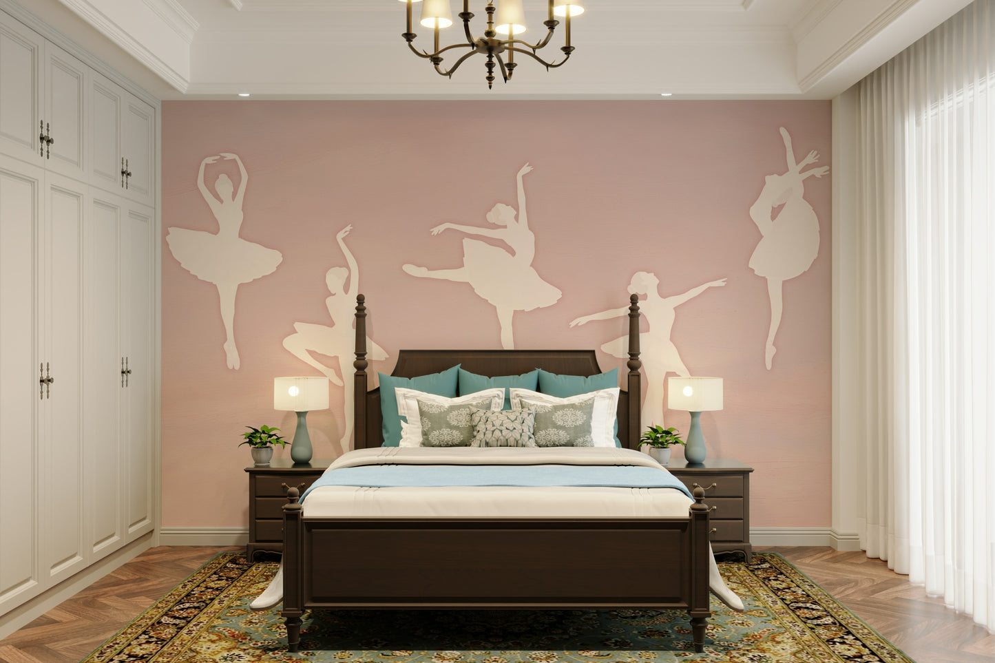 The image is suitable for a nursery or a child's room.

