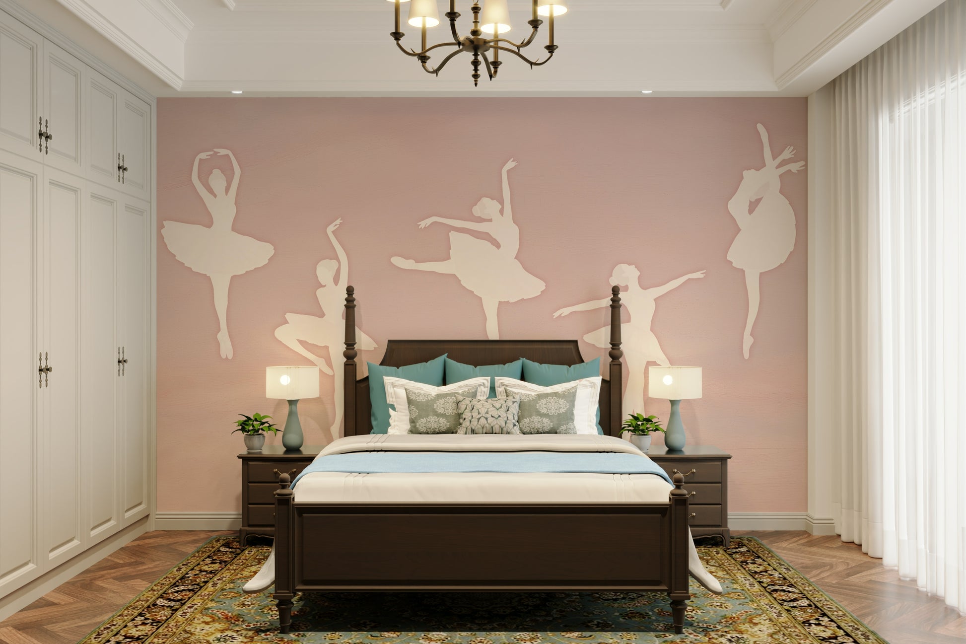 The image is suitable for a nursery or a child's room.

